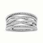 14K White Gold 1/3 Ct.Tw. Diamond Fashion Ring