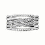 14K White Gold 1/3 Ct.Tw. Diamond Fashion Ring