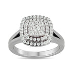 Diamond 1/2 Ct.tw Fashion Ring in 14K White Gold