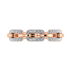 10K Rose Gold 1/4 Ct.Tw. Diamond Fashion Ring