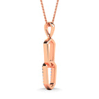 10K Rose Gold Diamond 1/20 Ct.Tw. Fashion Pendant