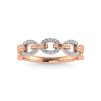 10K Two Tone Diamond 1/8 Ct.Tw. Fashion Ring