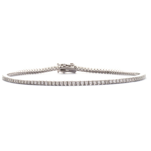 14KW 1.75CTW DIAMOND TENNIS BRACELET