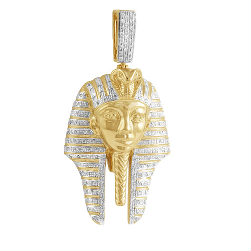 10KY 0.60CTW DIAMOND PHAROAH PENDANT