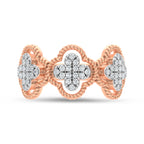 14K White Gold Lab Grown Diamond 1/4 Ct.Tw. Fashion Ring