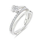 14K White Gold Lab Grown Diamond  7/8 Ct.Tw. Fashion Ring