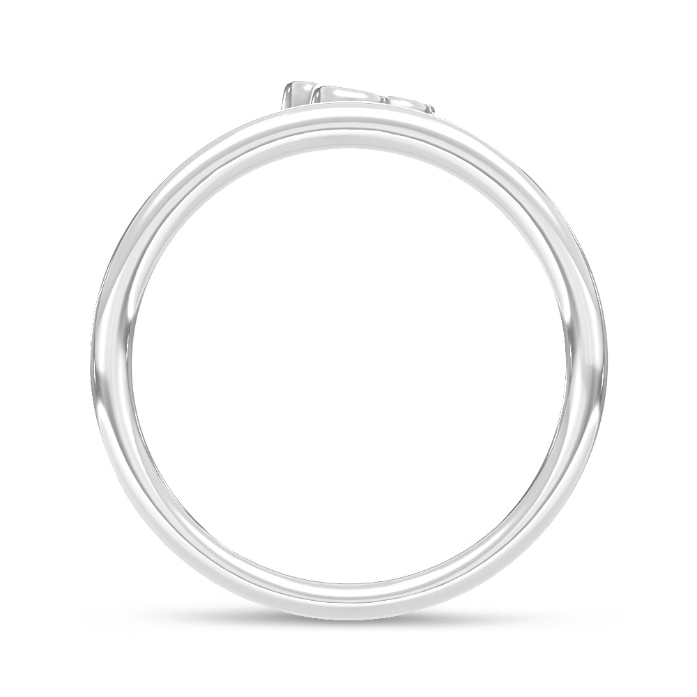 14K White Gold Lab Grown Diamond  7/8 Ct.Tw. Fashion Ring