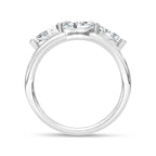 14K White Gold Lab Grown Diamond 2 1/3 Ct.Tw.Fashion Ring