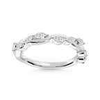 14K White Gold Lab Grown Diamond 1/2 Ct.Tw. Fashion Ring