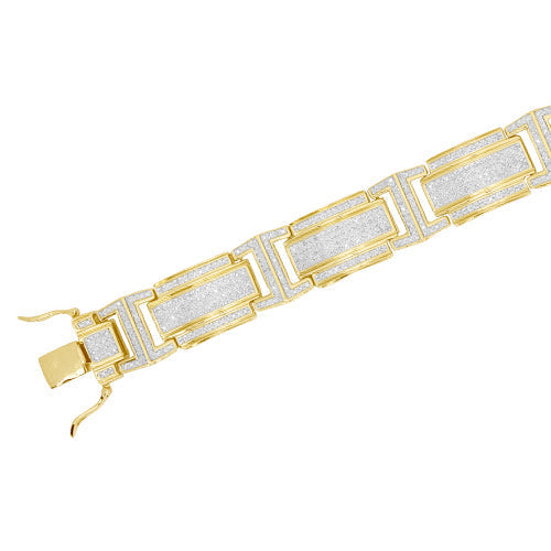 10KY 2.35CTW DIAMOND MENS BRACELET
