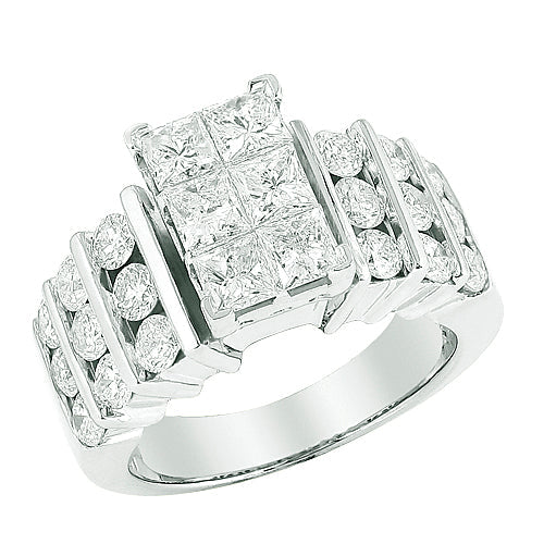 14KW 3.00CTW LADIES RING