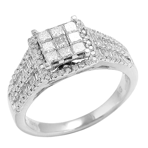 10KW 1.15CTW DIAMOND FANCY RING