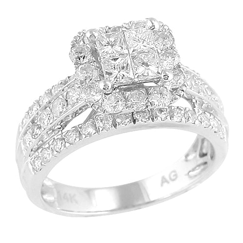 14KW 2.00CTW DIAMOND LADIES' RING