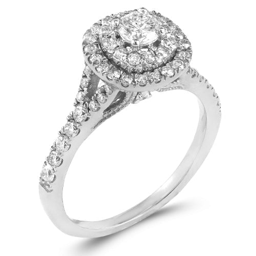14KW 1.00CTW DIAMOND FANCY RING
