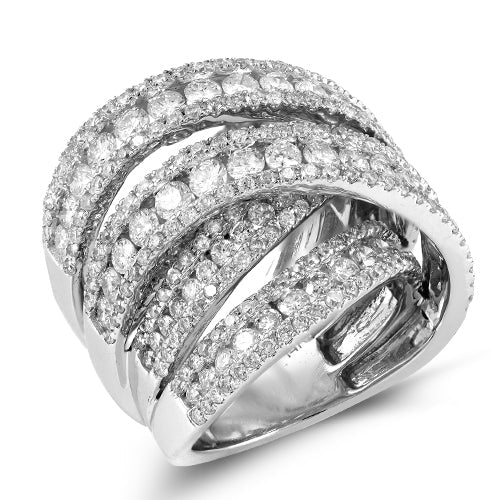 14KW 4.75CTW FANCY DIAMOND RING