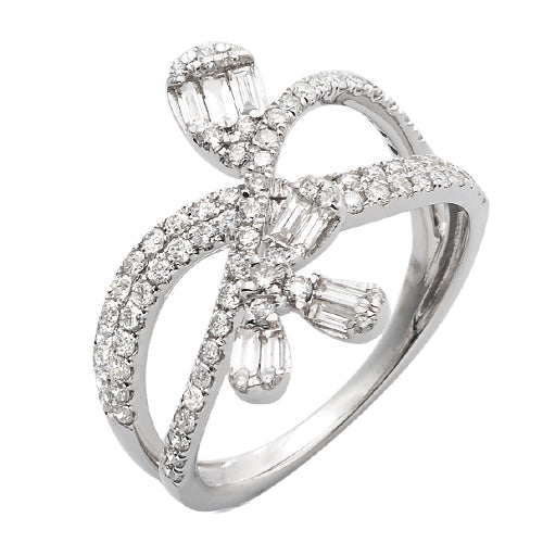 14KW 0.90 CTW DIAMOND RING