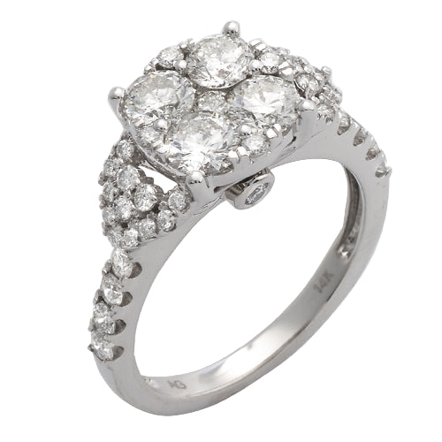 14KW 2.00 CTW DIAMOND RING