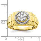 10k 1/2 ct Lab Grown Diamond VS/SI+ G+ Complete Men's Ring