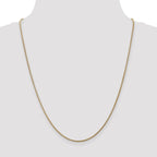 14k 1.6mm Round Snake Chain