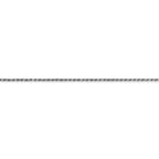 14k WG 1.15mm D/C Machine-made Rope Chain