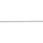 14k WG 1mm Octagonal Snake Chain