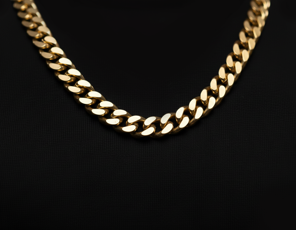 14K Gold Cuban Links