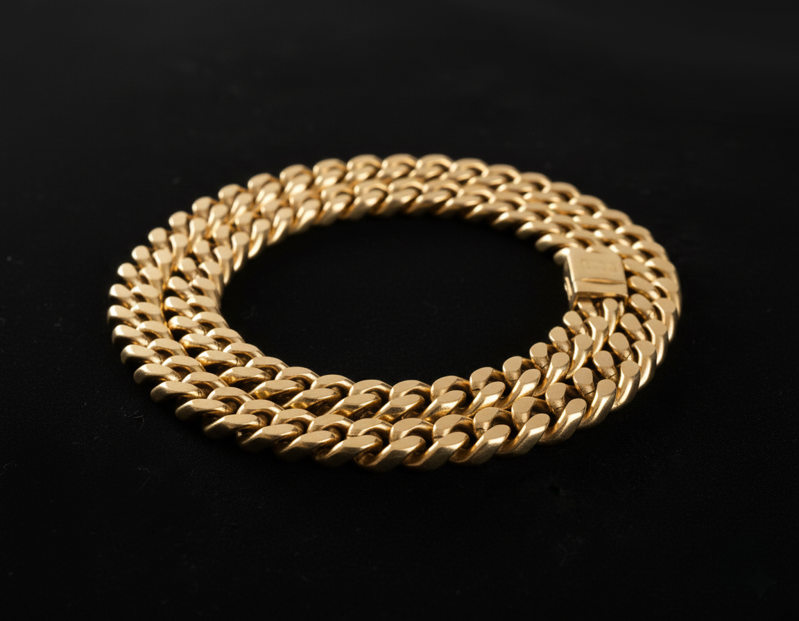 22K Gold Cuban Links